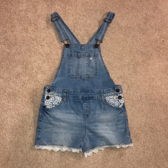 justice overall shorts